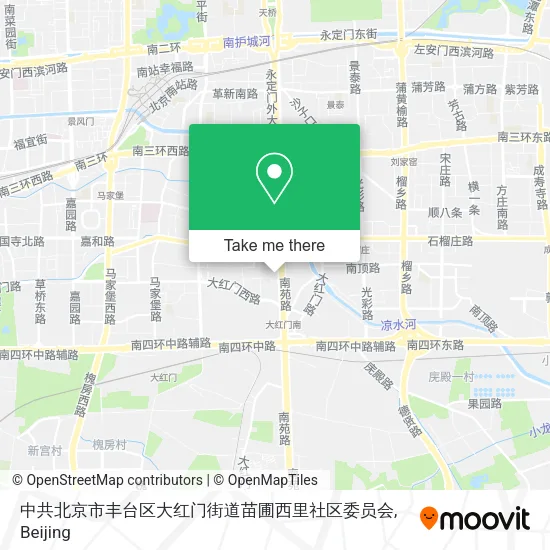 中共北京市丰台区大红门街道苗圃西里社区委员会 map