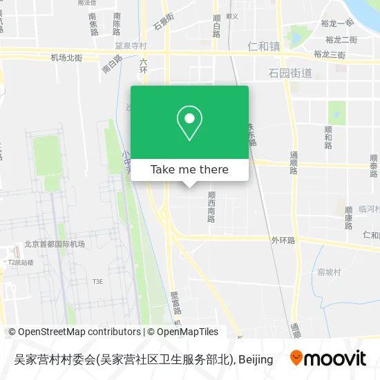 吴家营村村委会(吴家营社区卫生服务部北) map