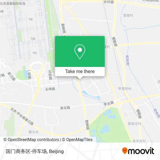 国门商务区-停车场 map