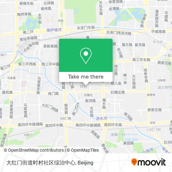 大红门街道时村社区综治中心 map