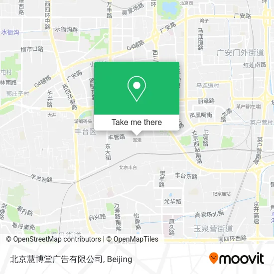 北京慧博堂广告有限公司 map