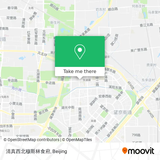 清真西北穆斯林食府 map