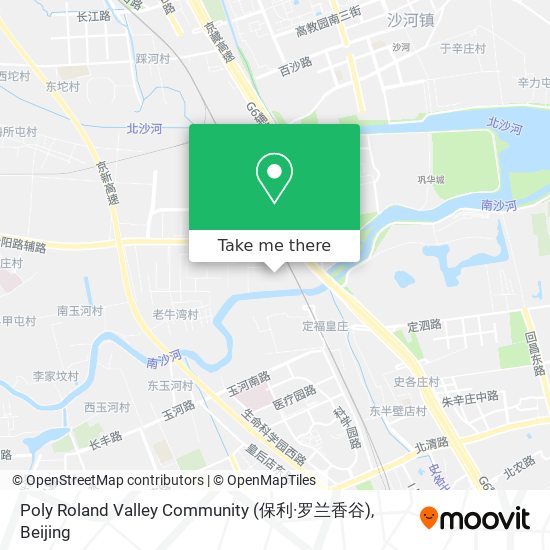 Poly Roland Valley Community (保利·罗兰香谷) map