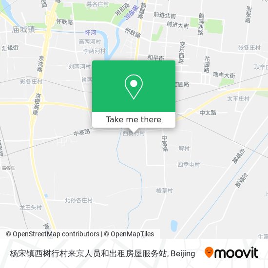 杨宋镇西树行村来京人员和出租房屋服务站 map