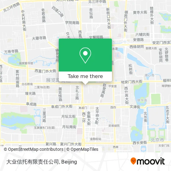 大业信托有限责任公司 map