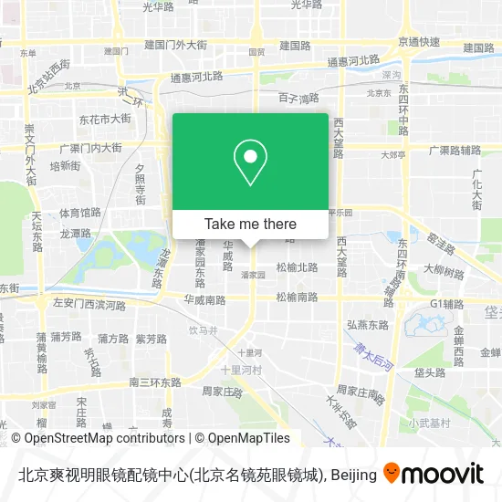 北京爽视明眼镜配镜中心(北京名镜苑眼镜城) map