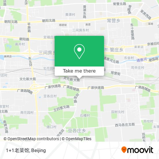 1+1老菜馆 map