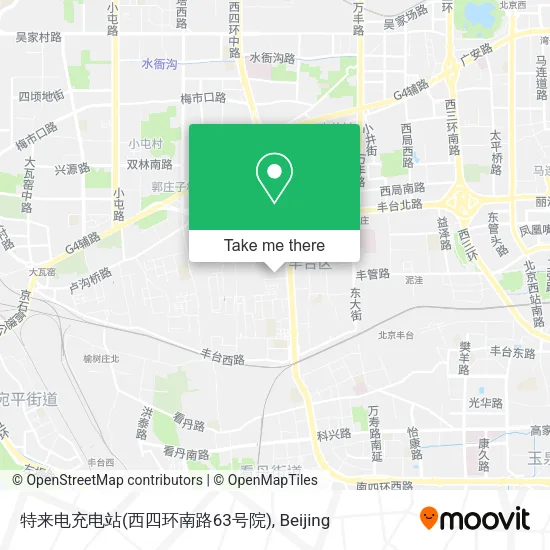特来电充电站(西四环南路63号院) map