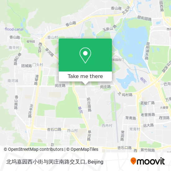 北坞嘉园西小街与闵庄南路交叉口 map