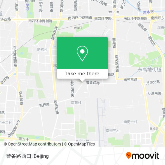 警备路西口 map