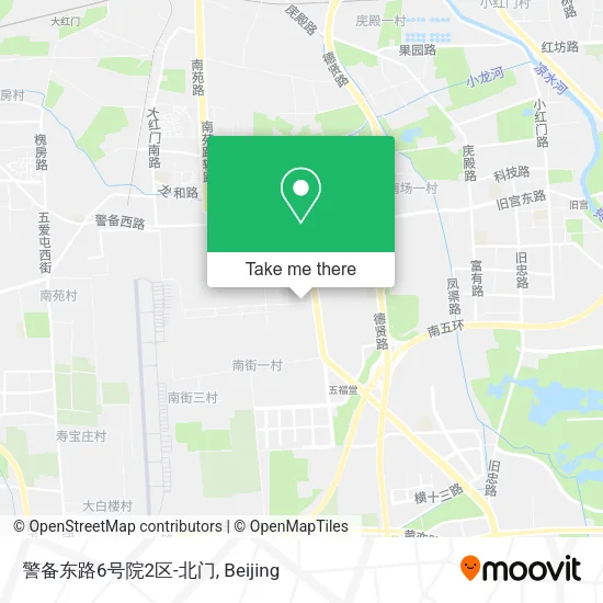 警备东路6号院2区-北门 map