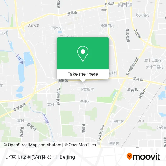 北京美峰商贸有限公司 map
