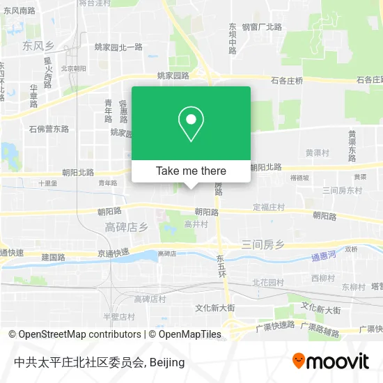 中共太平庄北社区委员会 map