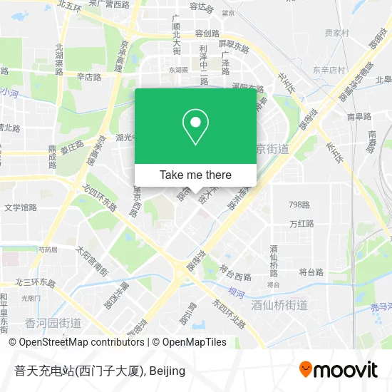 普天充电站(西门子大厦) map