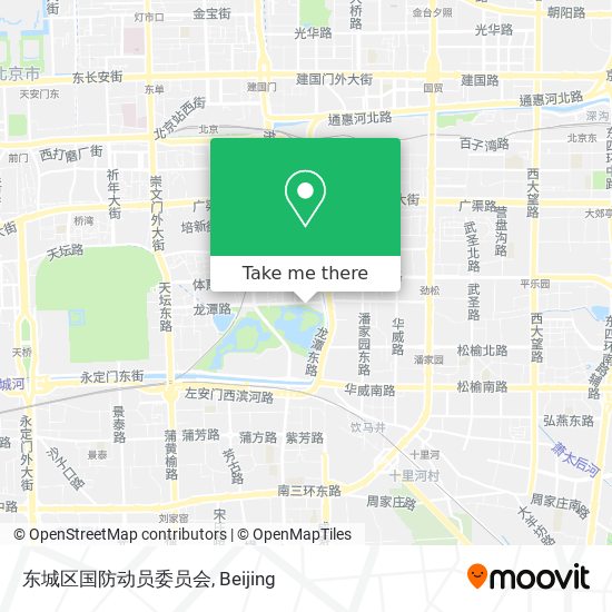 东城区国防动员委员会 map