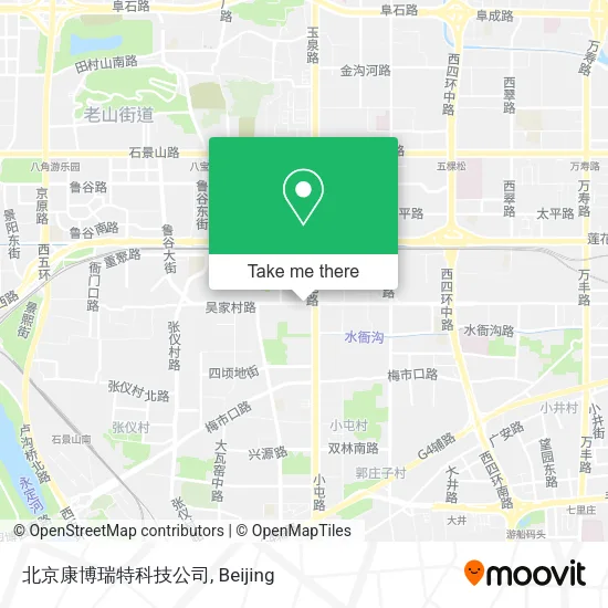 北京康博瑞特科技公司 map