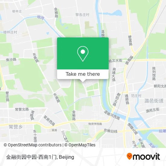 金融街园中园-西南1门 map