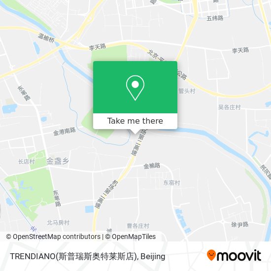 TRENDIANO(斯普瑞斯奥特莱斯店) map