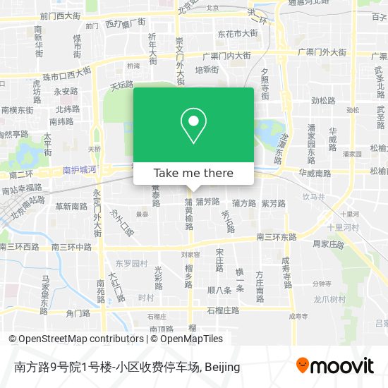 南方路9号院1号楼-小区收费停车场 map