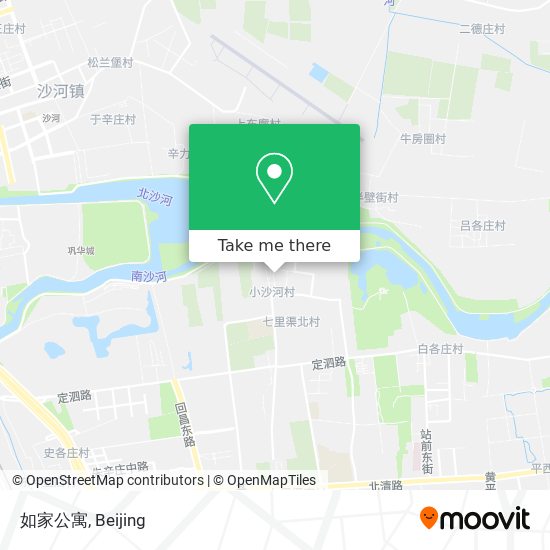 如家公寓 map