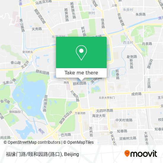 福缘门路/颐和园路(路口) map