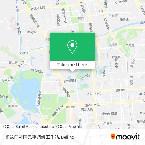 福缘门社区民事调解工作站 map