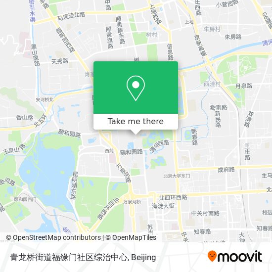 青龙桥街道福缘门社区综治中心 map