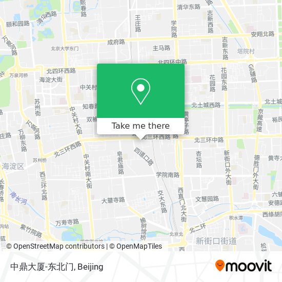 中鼎大厦-东北门 map