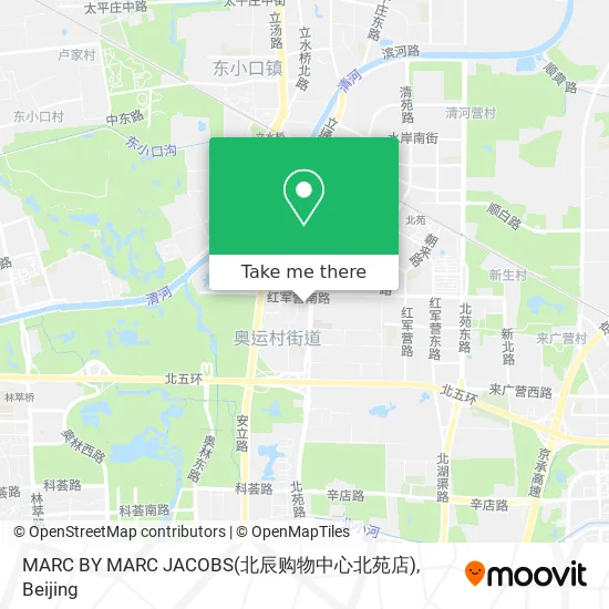 MARC BY MARC JACOBS(北辰购物中心北苑店) map