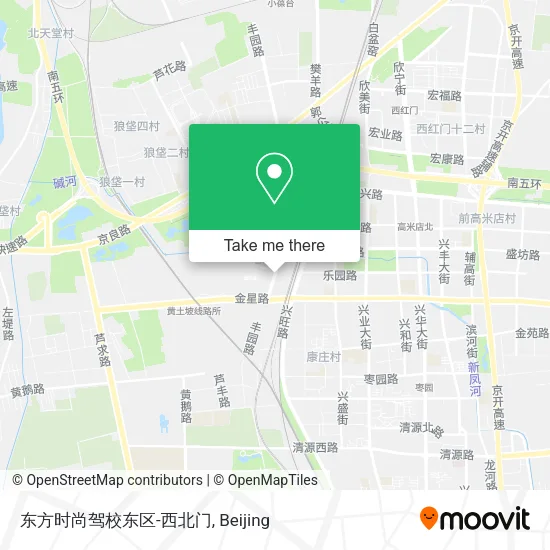 东方时尚驾校东区-西北门 map