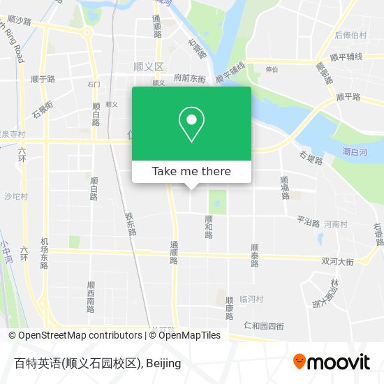 百特英语(顺义石园校区) map