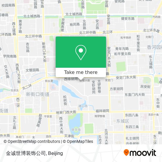 金诚世博装饰公司 map