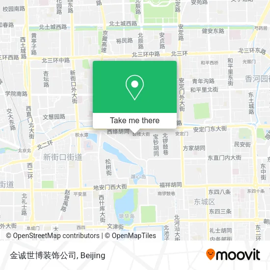 金诚世博装饰公司 map