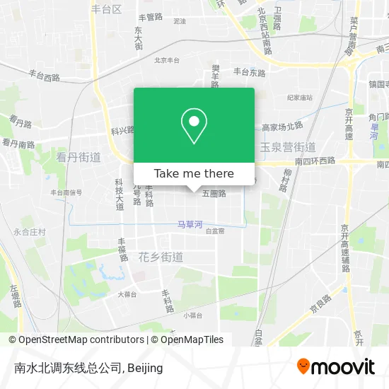 南水北调东线总公司 map