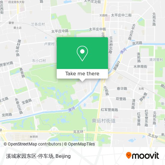 溪城家园东区-停车场 map