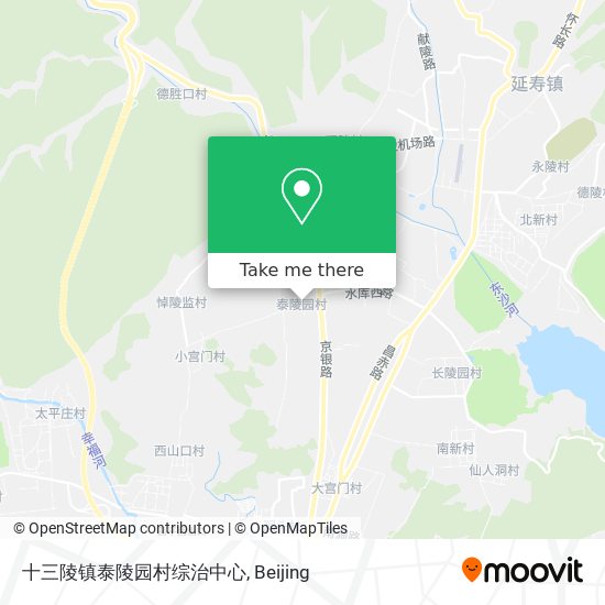 十三陵镇泰陵园村综治中心 map