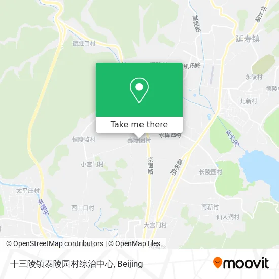 十三陵镇泰陵园村综治中心 map