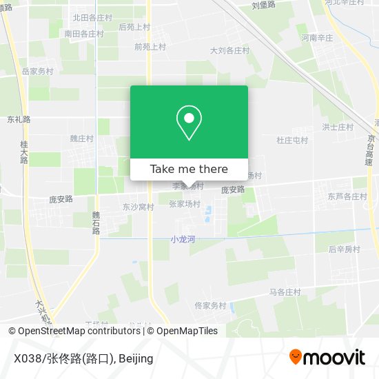 X038/张佟路(路口) map