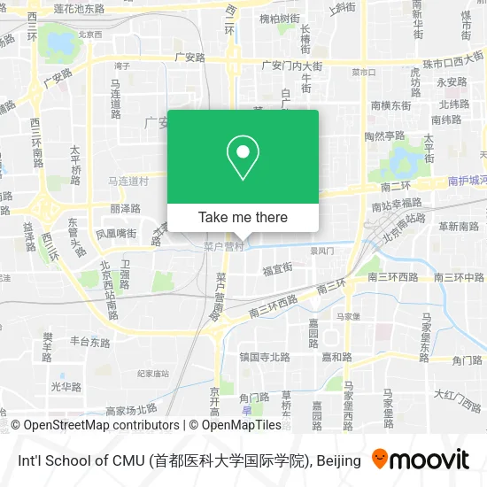 Int'l School of CMU (首都医科大学国际学院) map