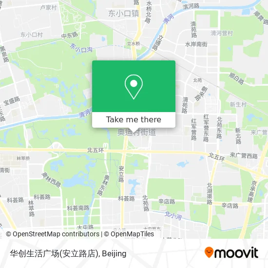 华创生活广场(安立路店) map