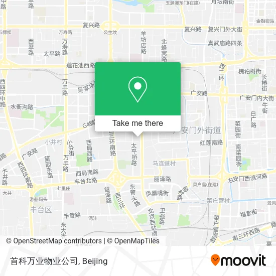 首科万业物业公司 map