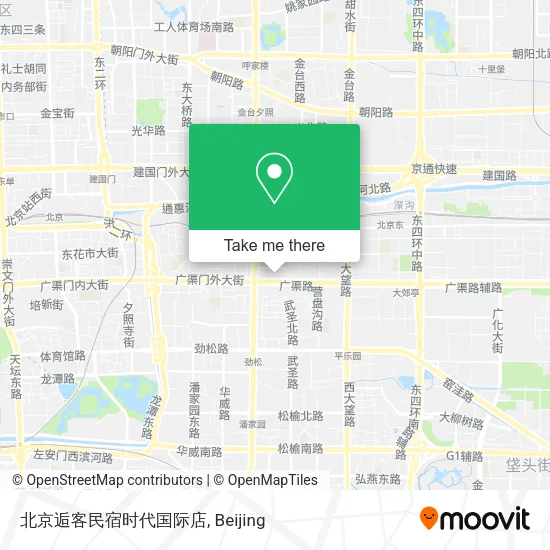 北京逅客民宿时代国际店 map