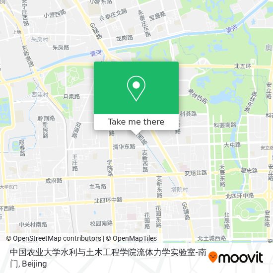中国农业大学水利与土木工程学院流体力学实验室-南门 map