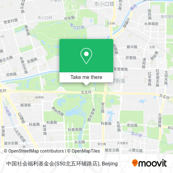 中国社会福利基金会(S50北五环辅路店) map