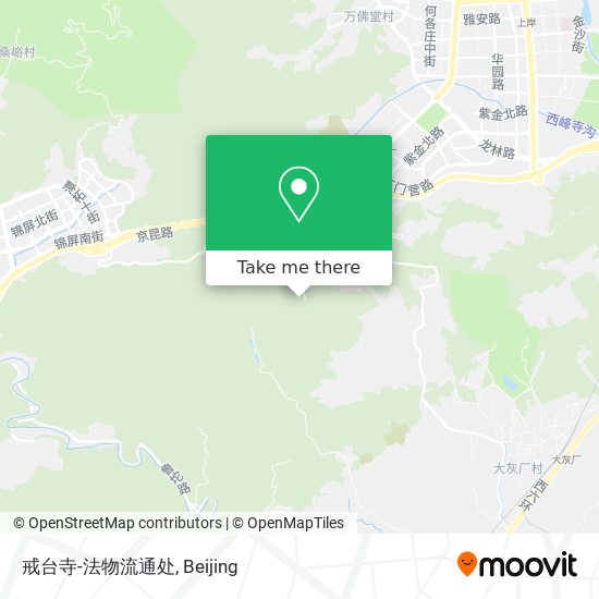 戒台寺-法物流通处 map