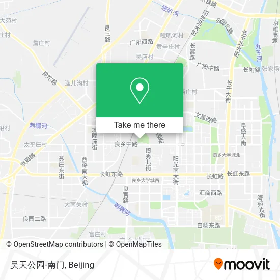 昊天公园-南门 map