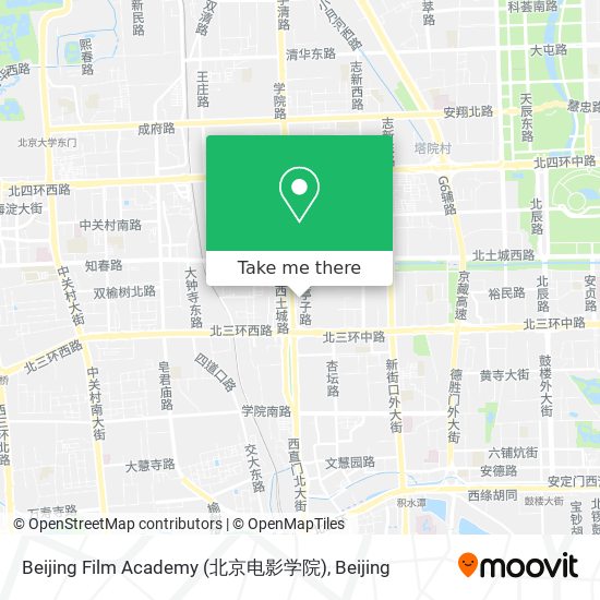 Beijing Film Academy (北京电影学院) map