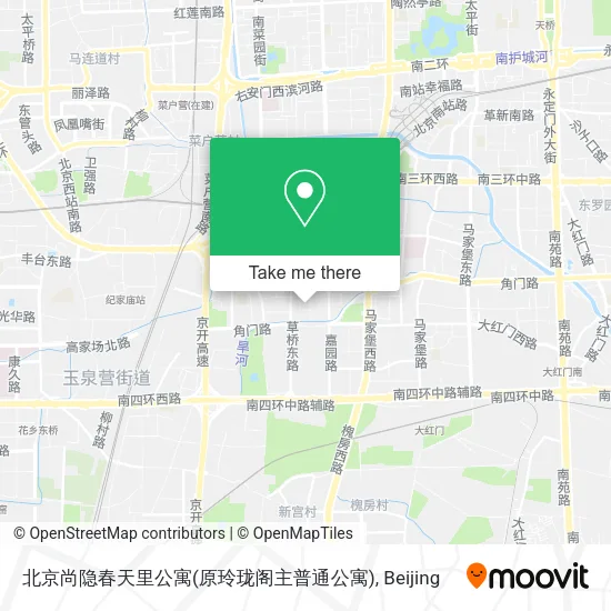 北京尚隐春天里公寓(原玲珑阁主普通公寓) map