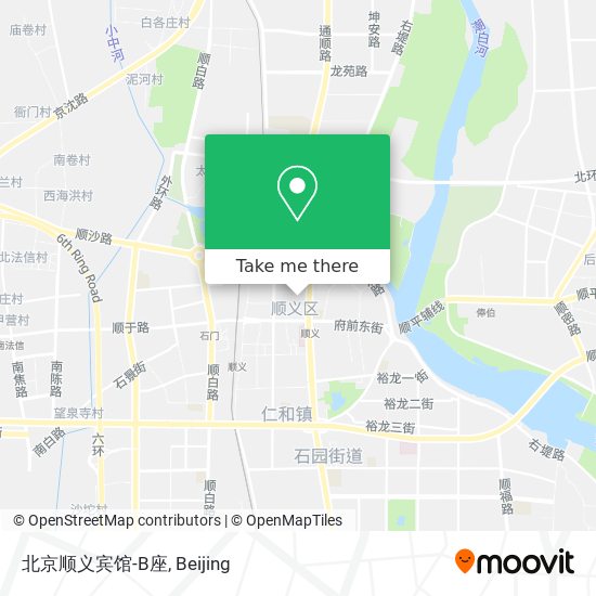 北京顺义宾馆-B座 map