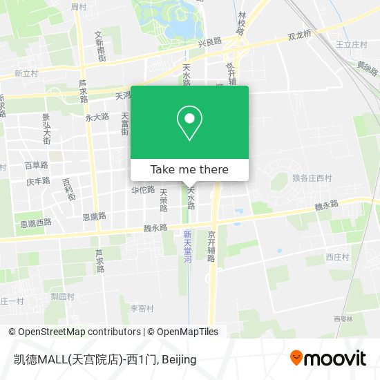 凯德MALL(天宫院店)-西1门 map